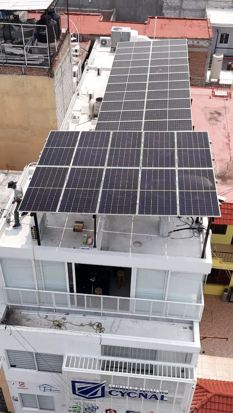 Instalación de paneles solares de Solartiva: Media tensión en Tuxtla Gutiérrez